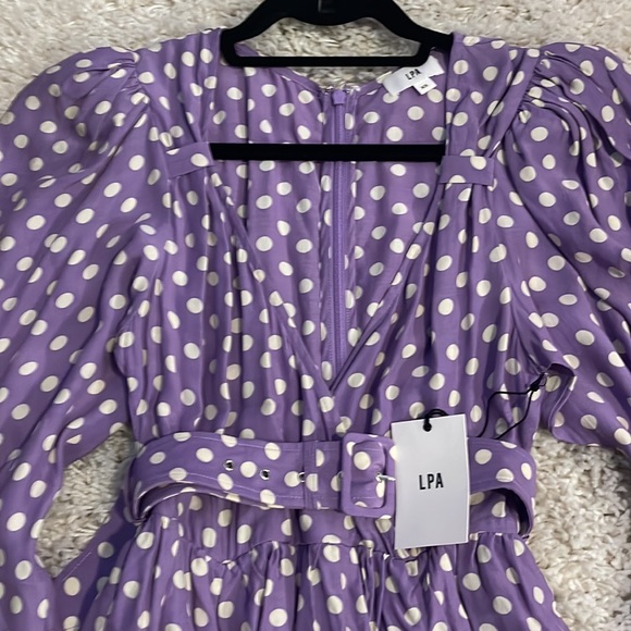New! LPA Ailisa Annette dot XS dress CUTE! - Picture 5 of 11
